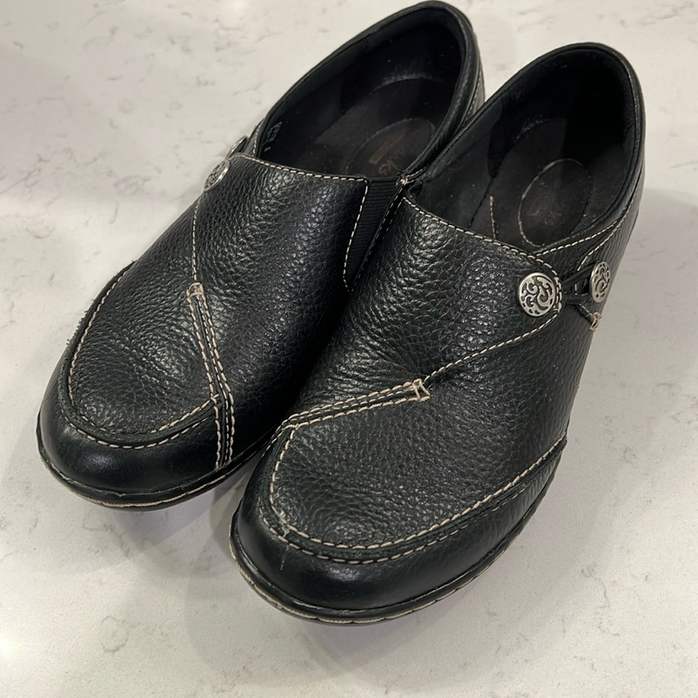 Clark’s Collection Black Leather Sz 8